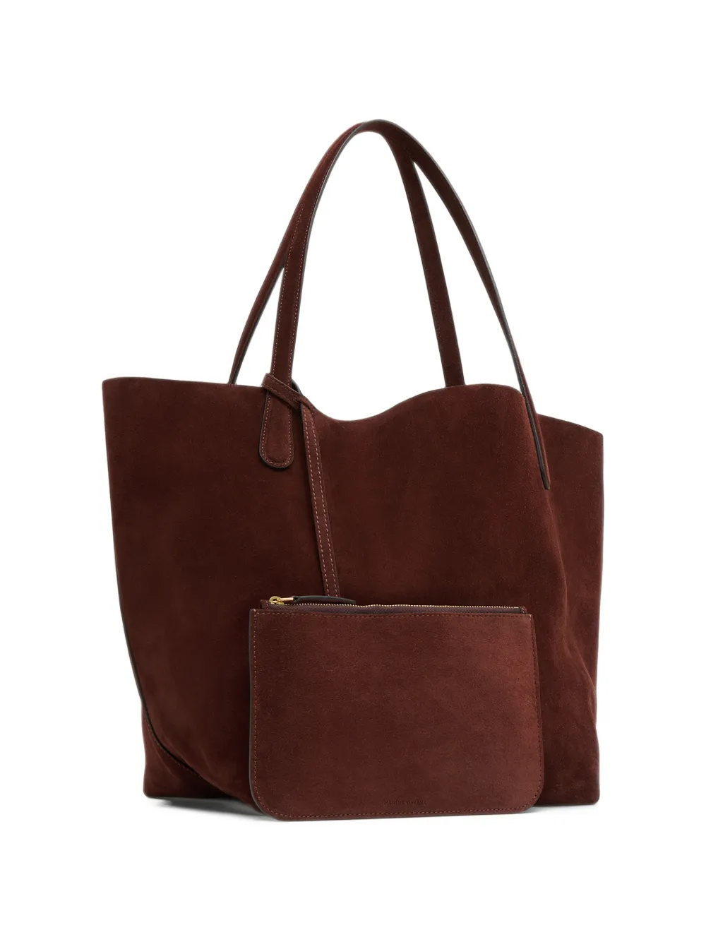 Mansur Gavriel Everyday Soft suede tote bag Bruin