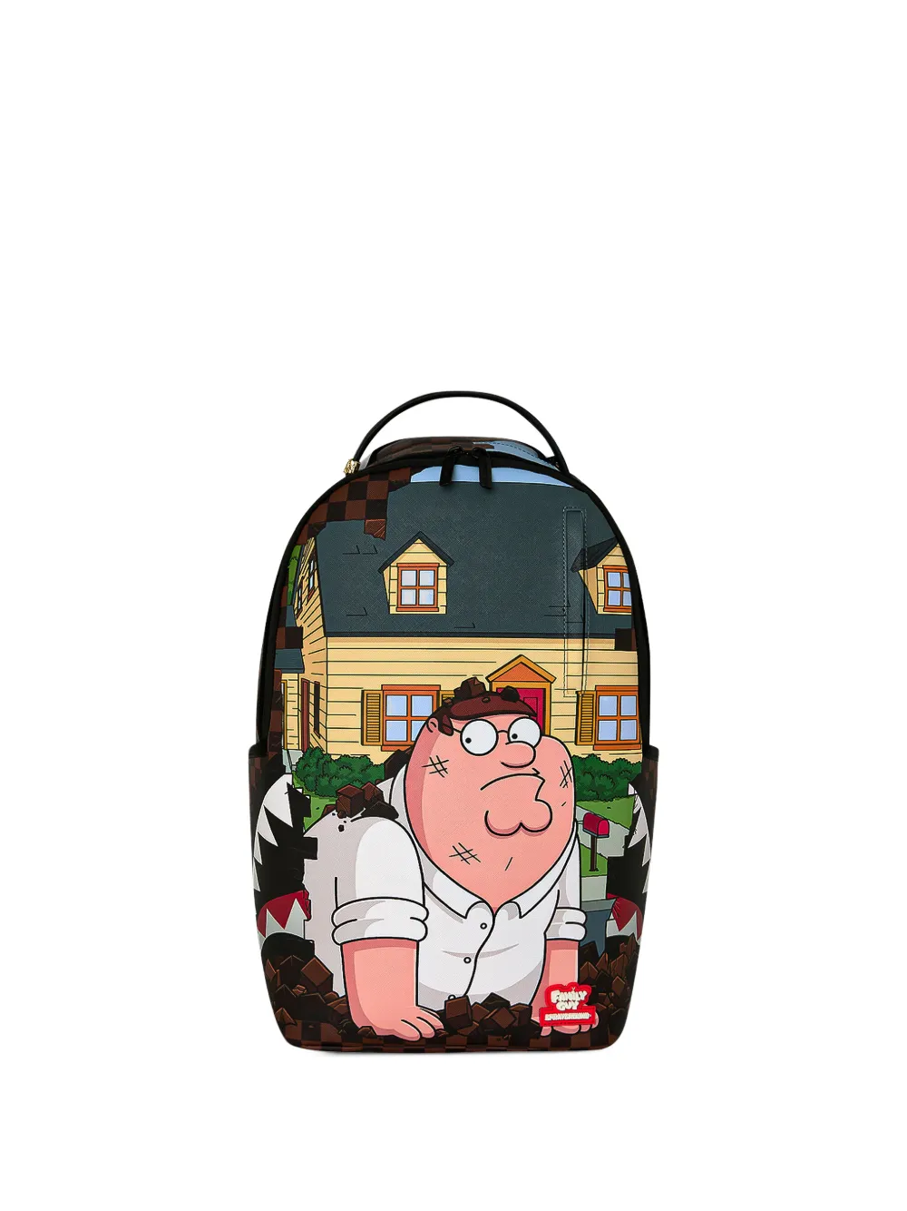 Sprayground Family Guy Peter Falling backpack - Marrone