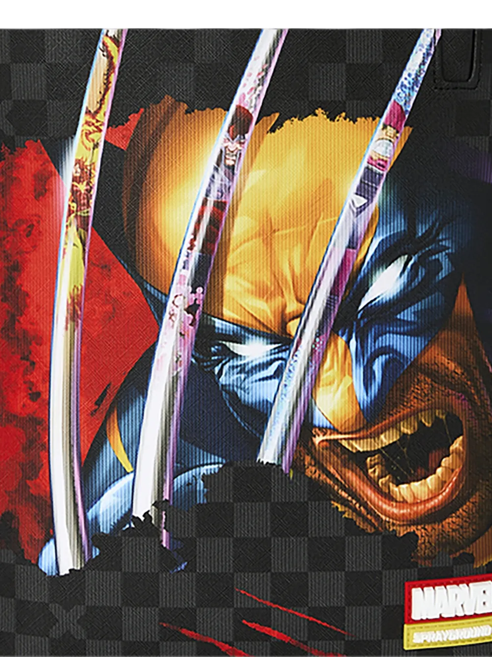 Sprayground x Marvel Wolverine Sharkmouth backpack Zwart