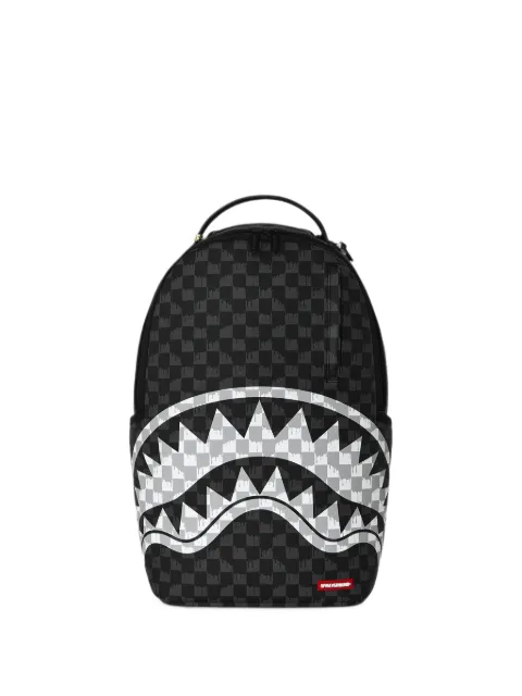 Sprayground Noir Fang check backpack
