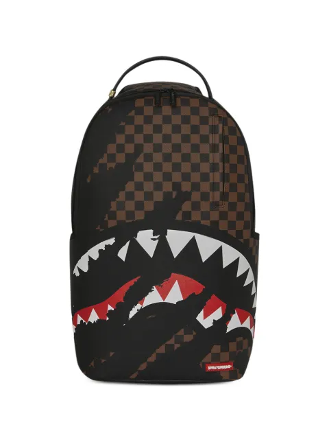 Sprayground Claw Tear check backpack