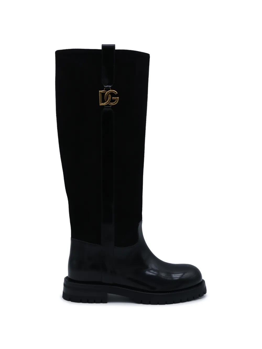 Dolce & Gabbana suede boots - Nero