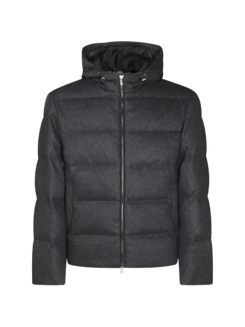 Eleventy padded hooded jacket
