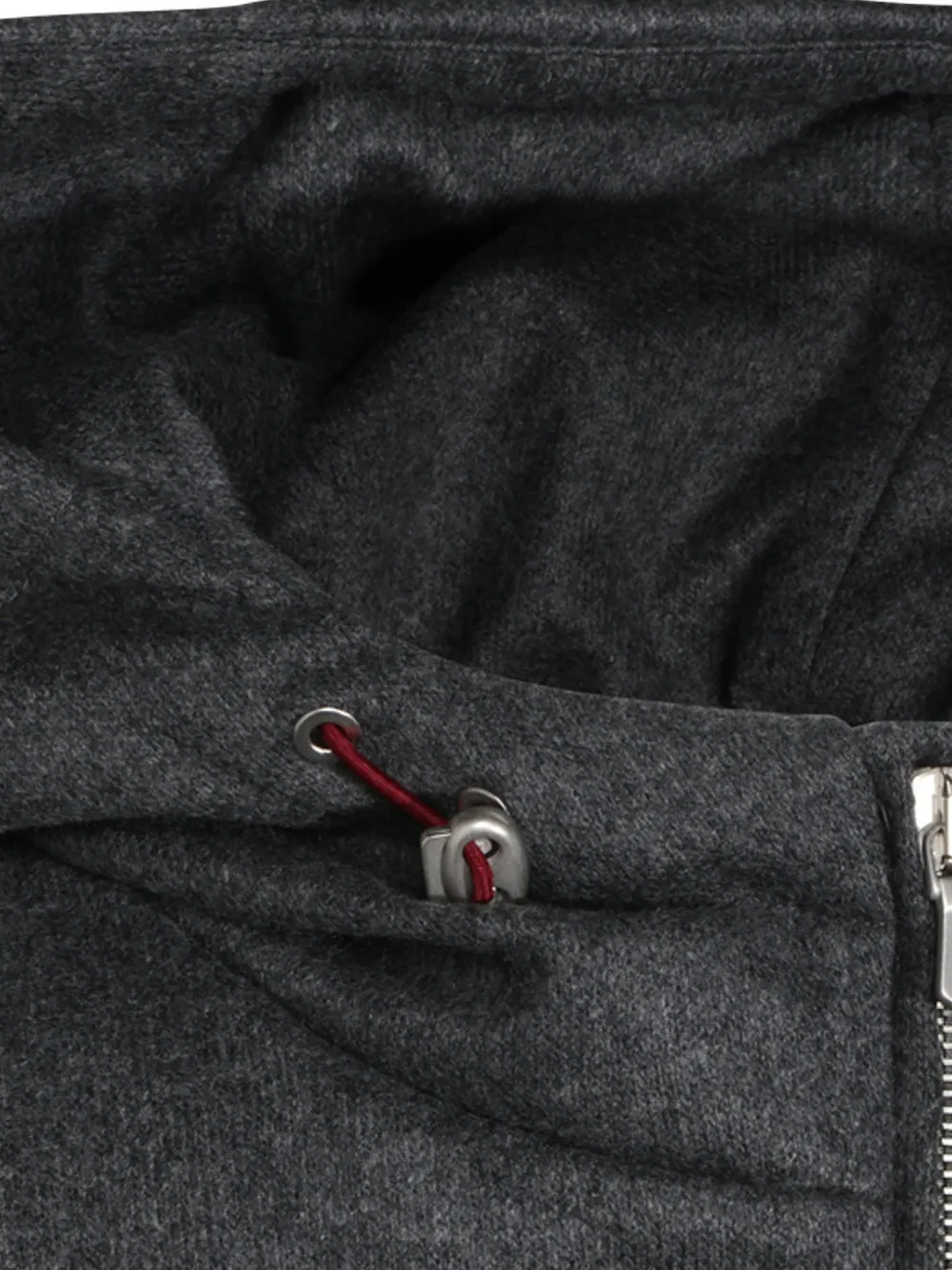 Eleventy padded hooded jacket Grijs