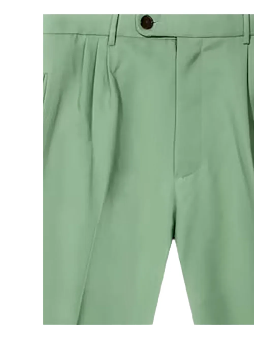 GOLF le FLEUR* double-pleated trousers Groen