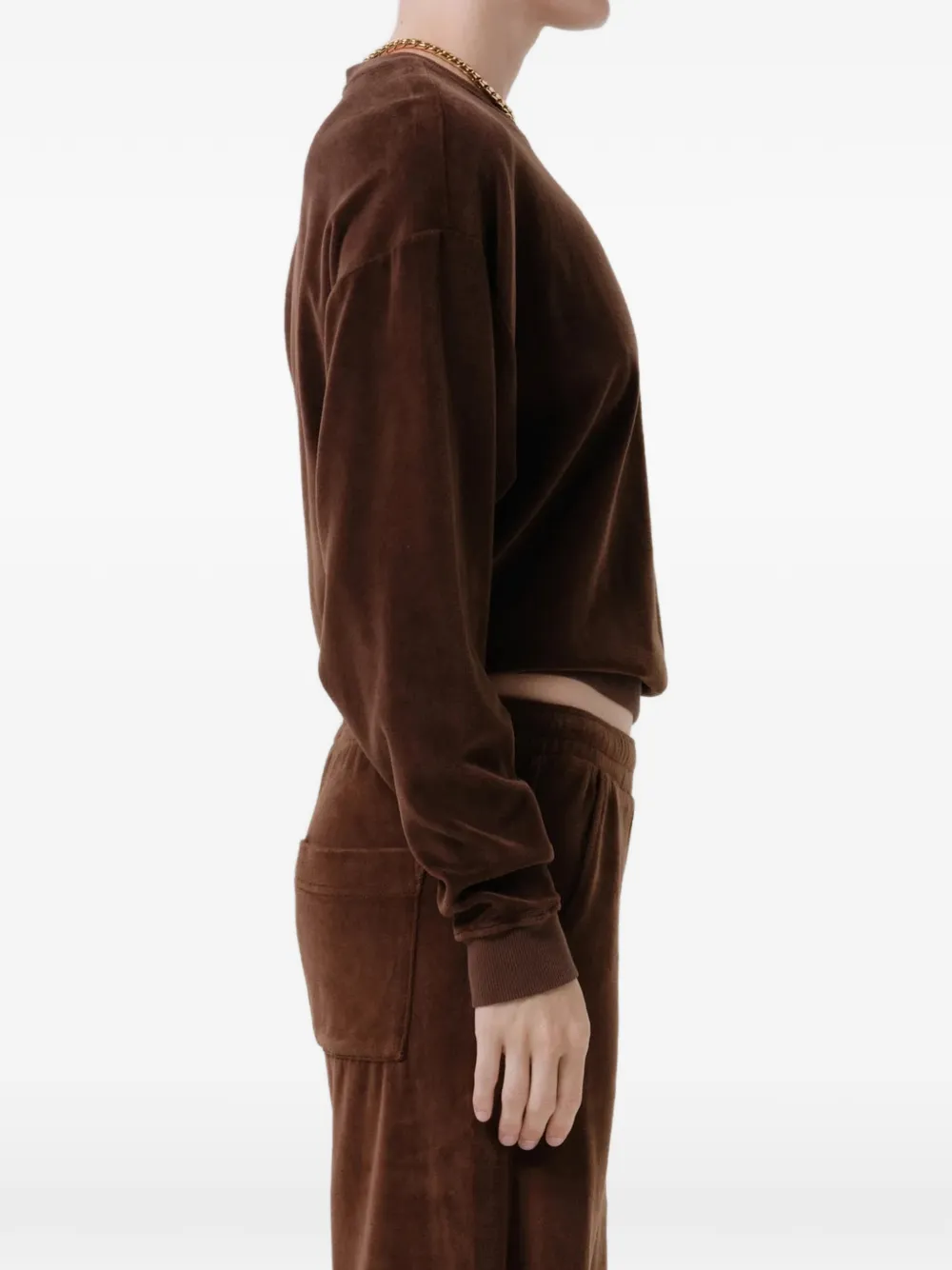 Citizens of Humanity Vintage Plush sweater met fluwelen effect Bruin