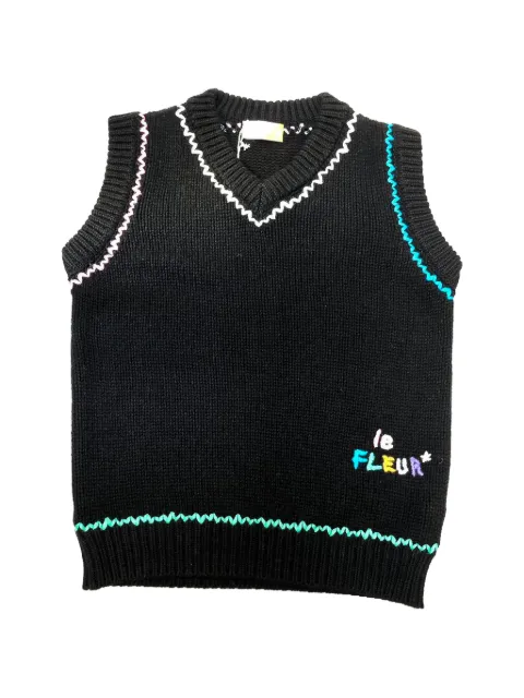 GOLF le FLEUR* Craggy sleeveless sweater