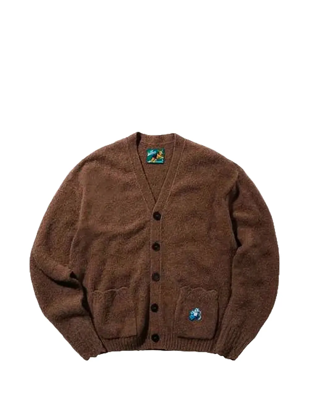 GOLF le FLEUR* sequin-embellished V-neck cardigan - Marrone