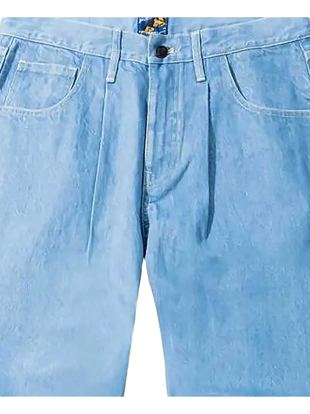 GOLF le FLEUR* wavy-pocket straight-leg jeans Blauw