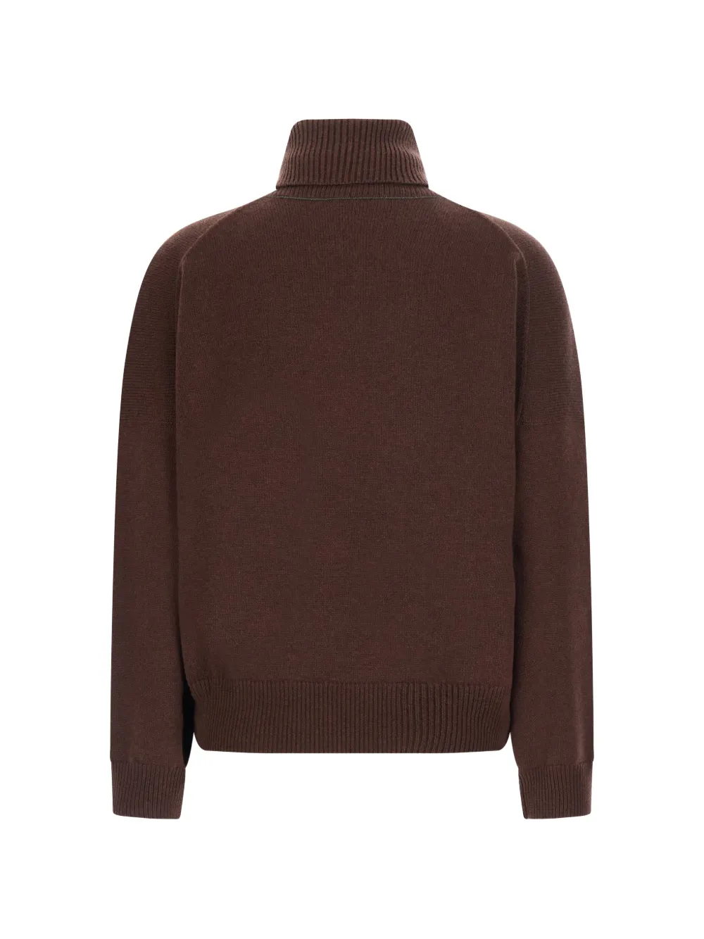 Brunello Cucinelli cashmere turtleneck sweater with monili Bruin