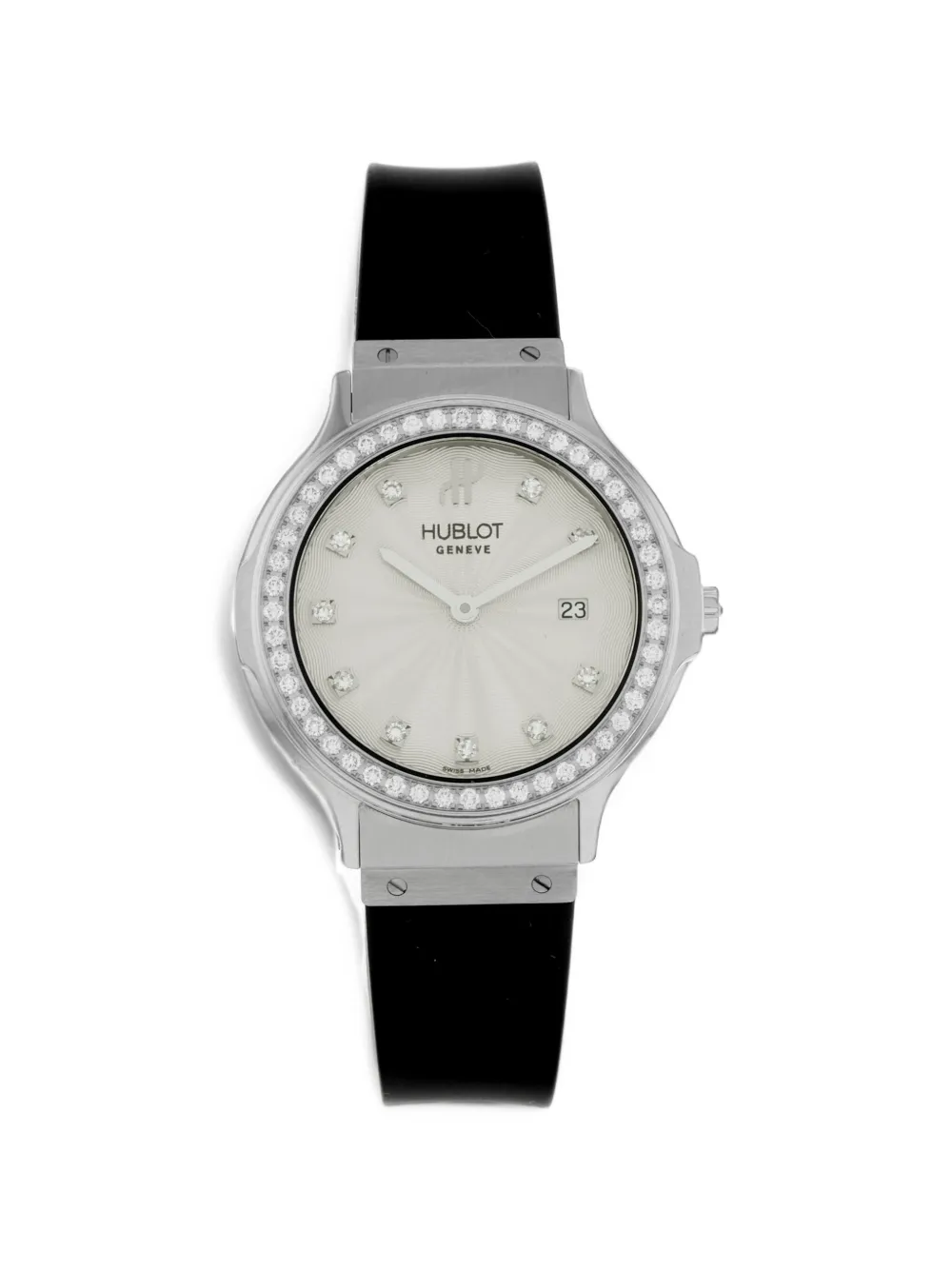 Hublot Classic Fusion diamond bezel 32mm watch - Bianco