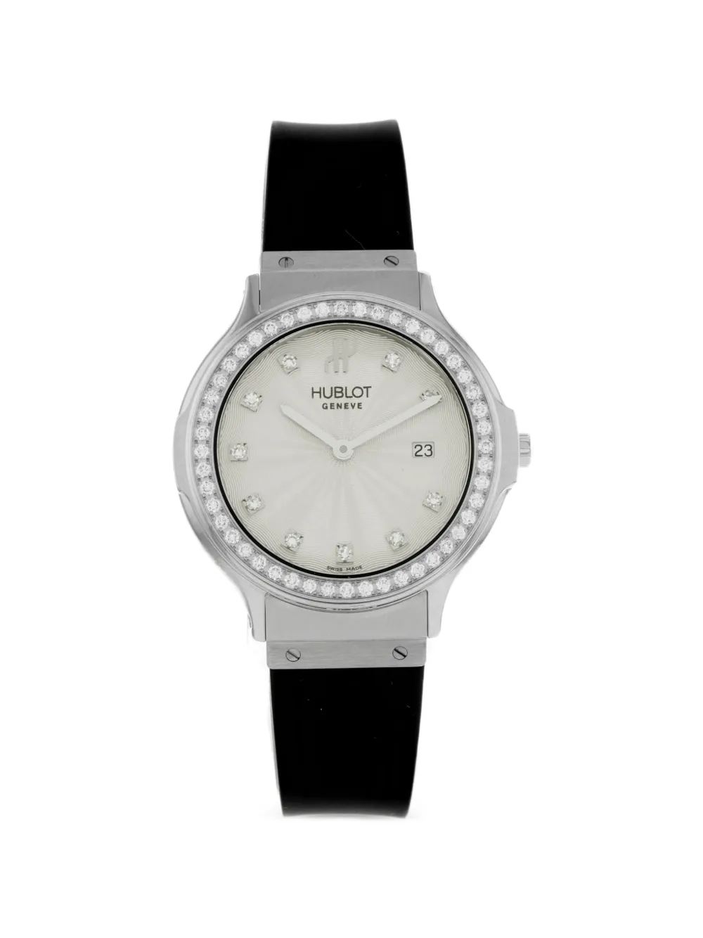 Hublot Classic Fusion diamond bezel 32mm watch - Bianco