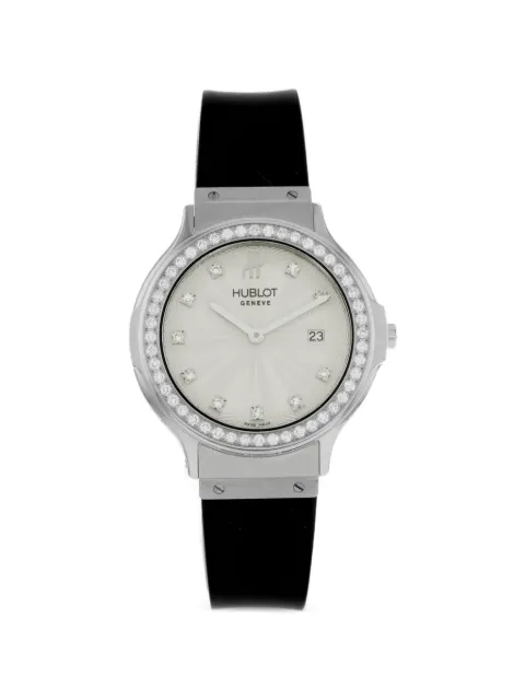 Hublot Classic Fusion diamond bezel 32mm watch