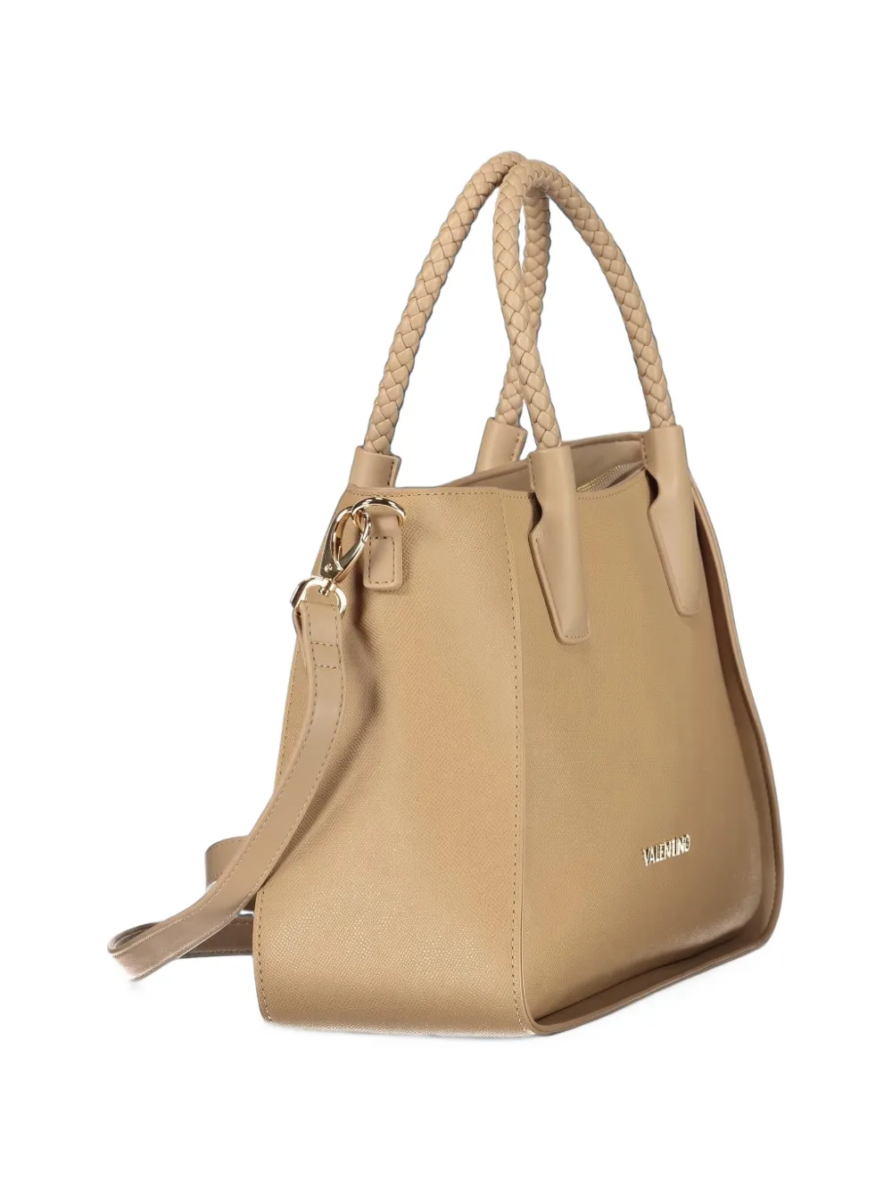 MARIO VALENTINO braided-handle tote bag Beige
