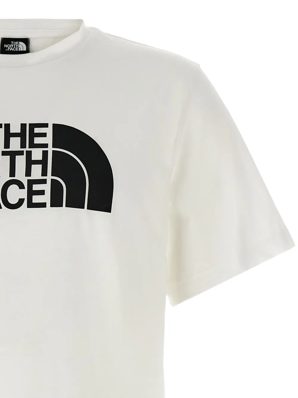 The North Face Katoenen T-shirt met logoprint Wit