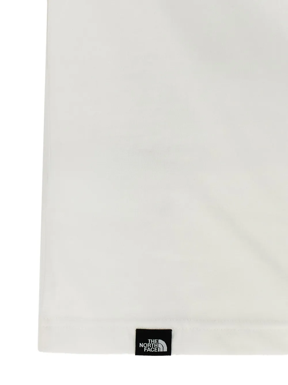 The North Face Katoenen T-shirt met logoprint Wit