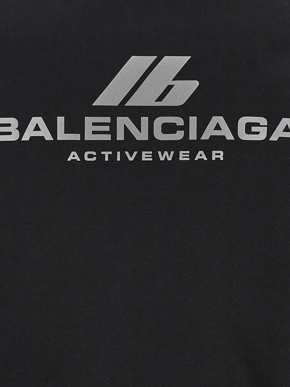 Balenciaga Hoodie met logoprint en rits Zwart
