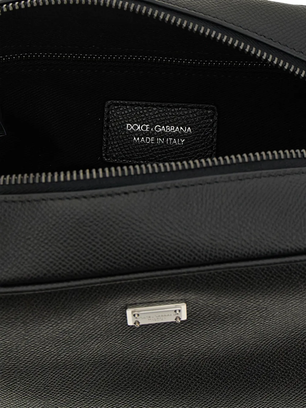 Dolce & Gabbana Toilettas met logoplakkaat Zwart
