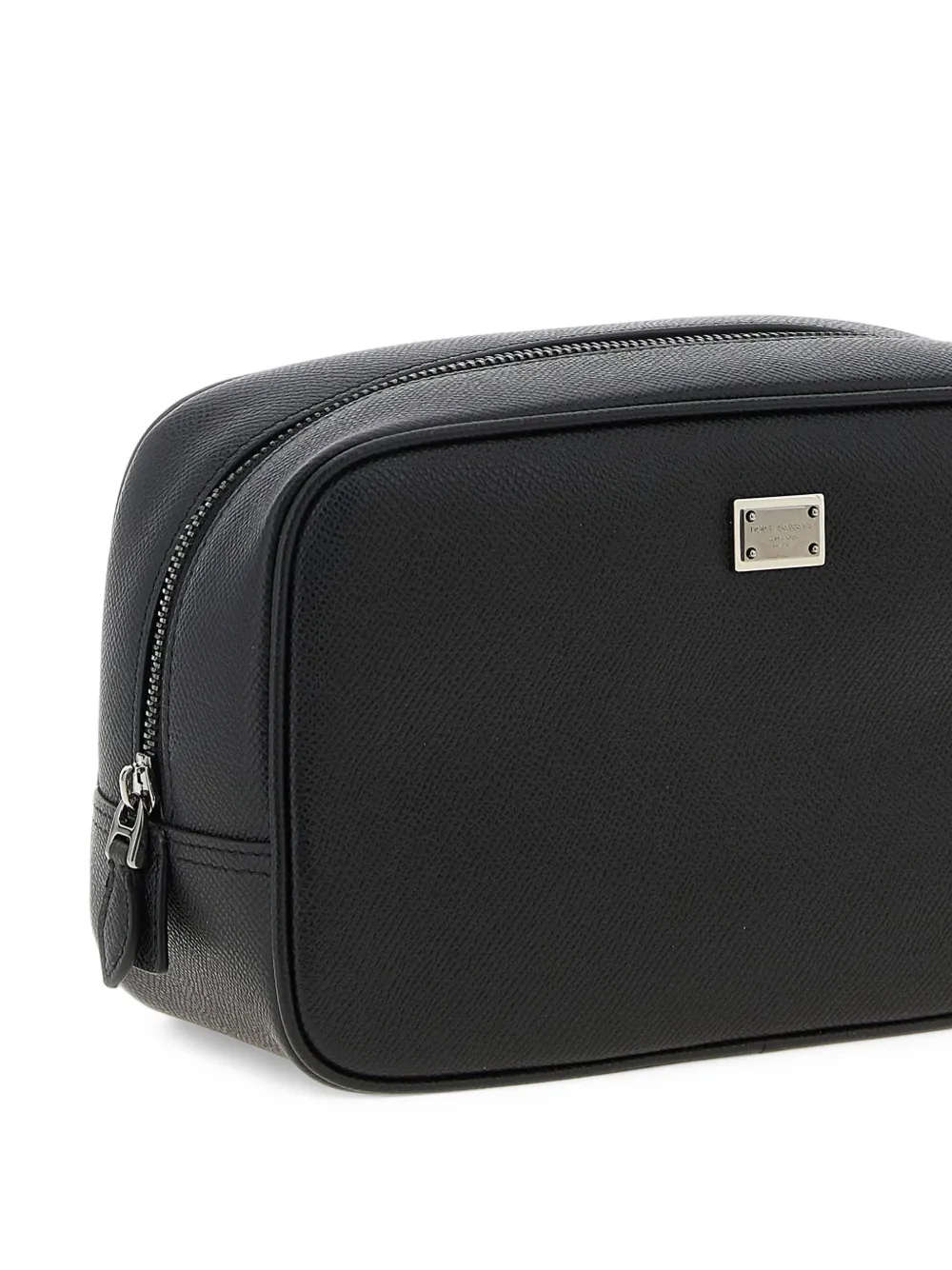 Dolce & Gabbana Toilettas met logoplakkaat Zwart