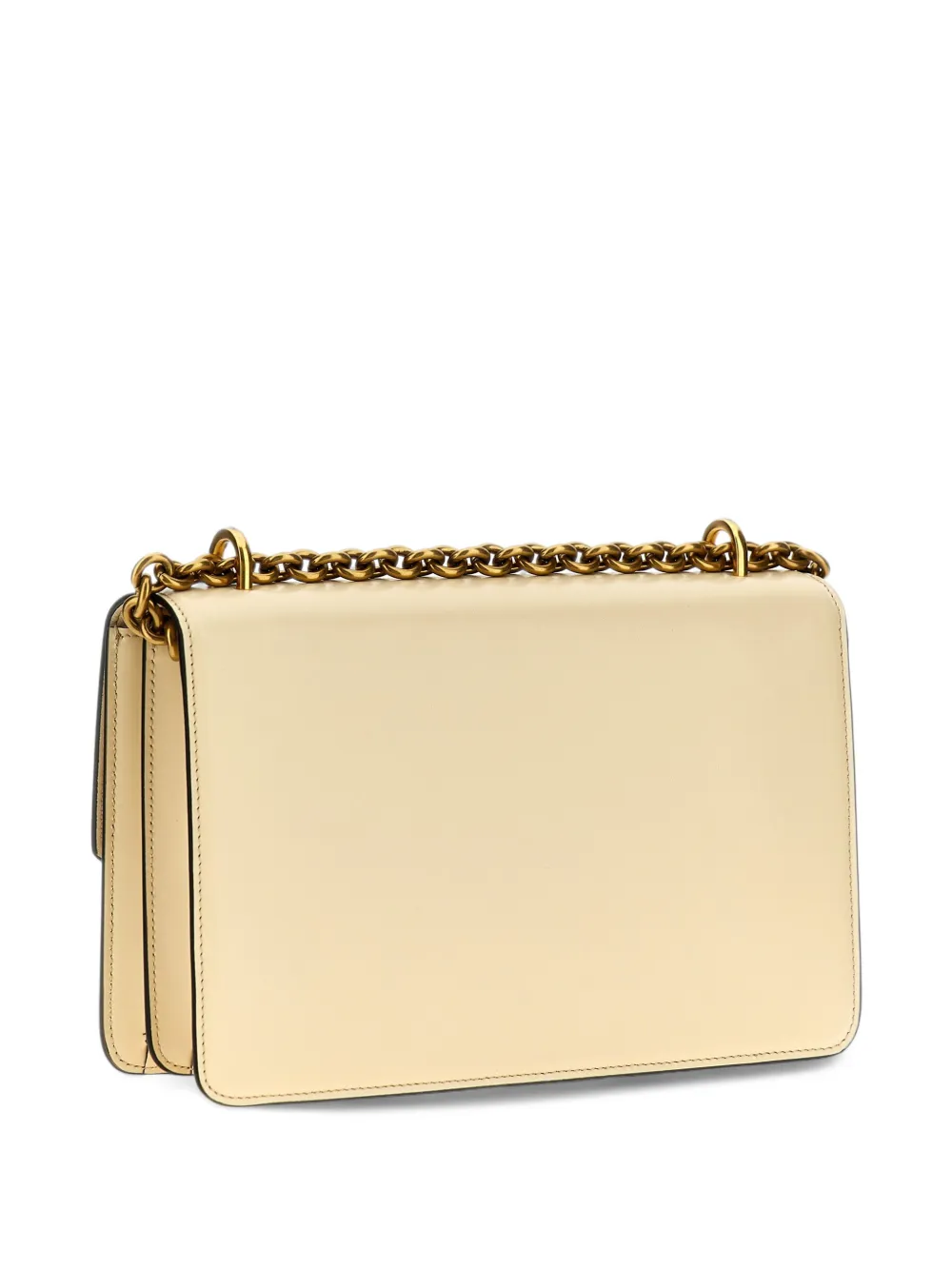 Valentino Garavani Vain VLogo Signature leren schoudertas Beige
