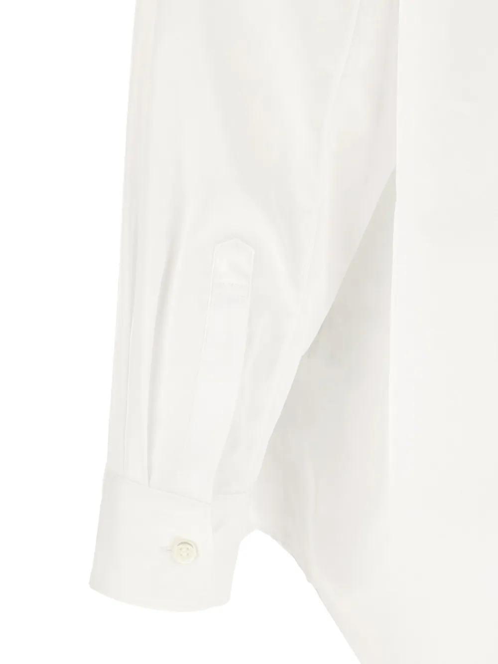 Comme Des Garçons Overhemd met patchwork Wit