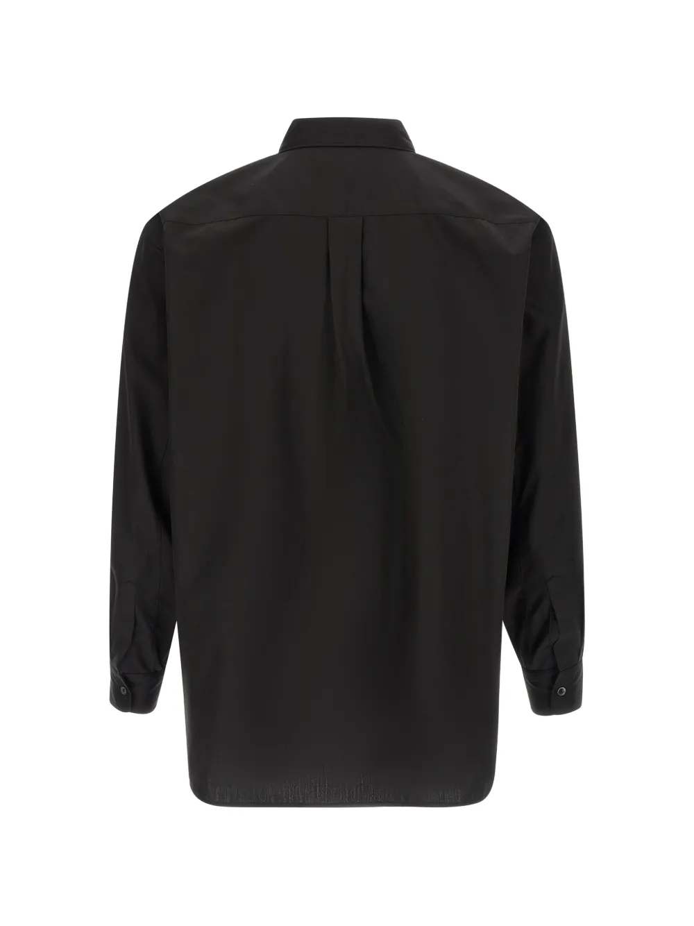 Comme Des Garçons cut-out cotton shirt Zwart