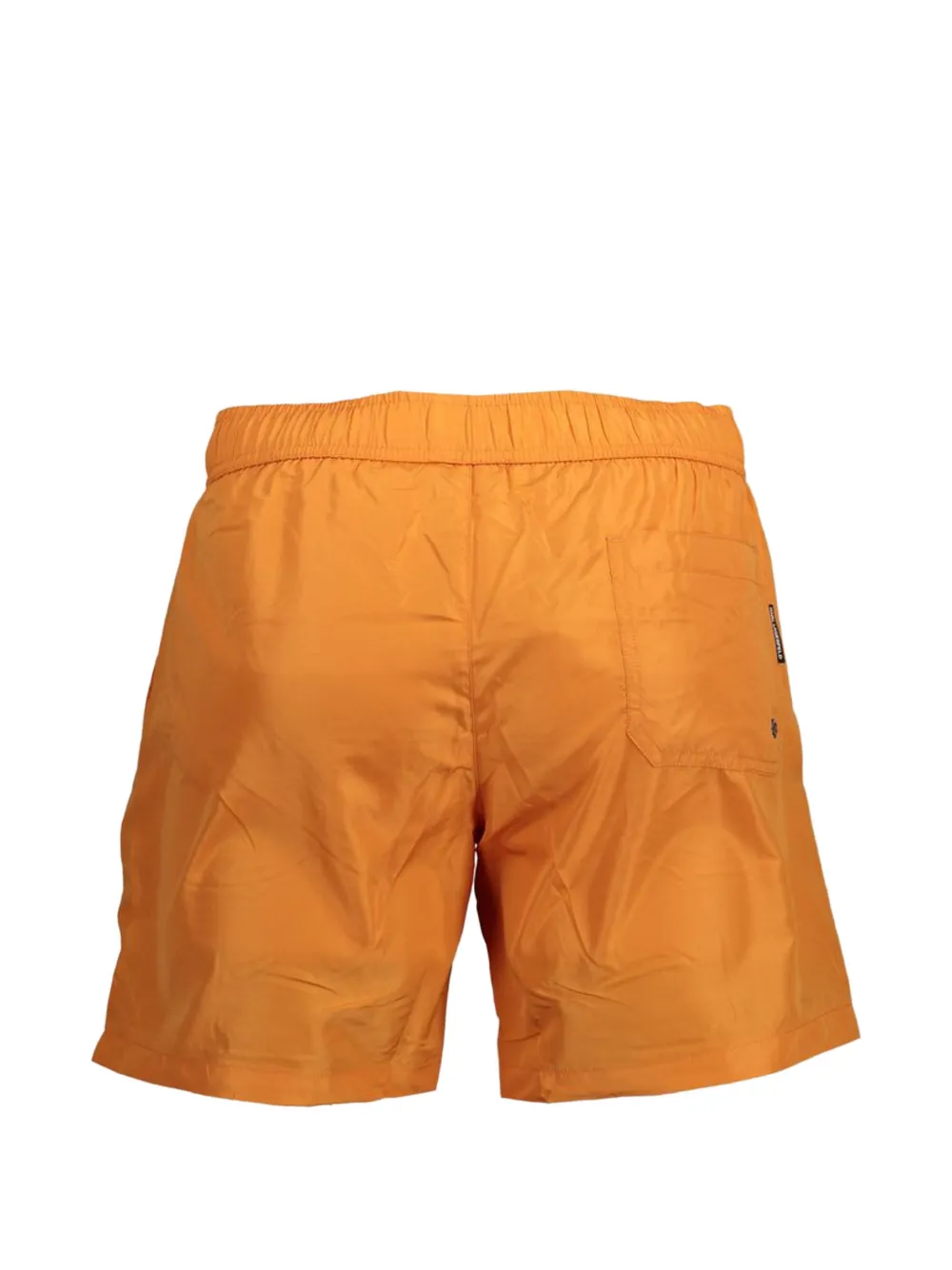Karl Lagerfeld logo-patch drawstring swim shorts Oranje