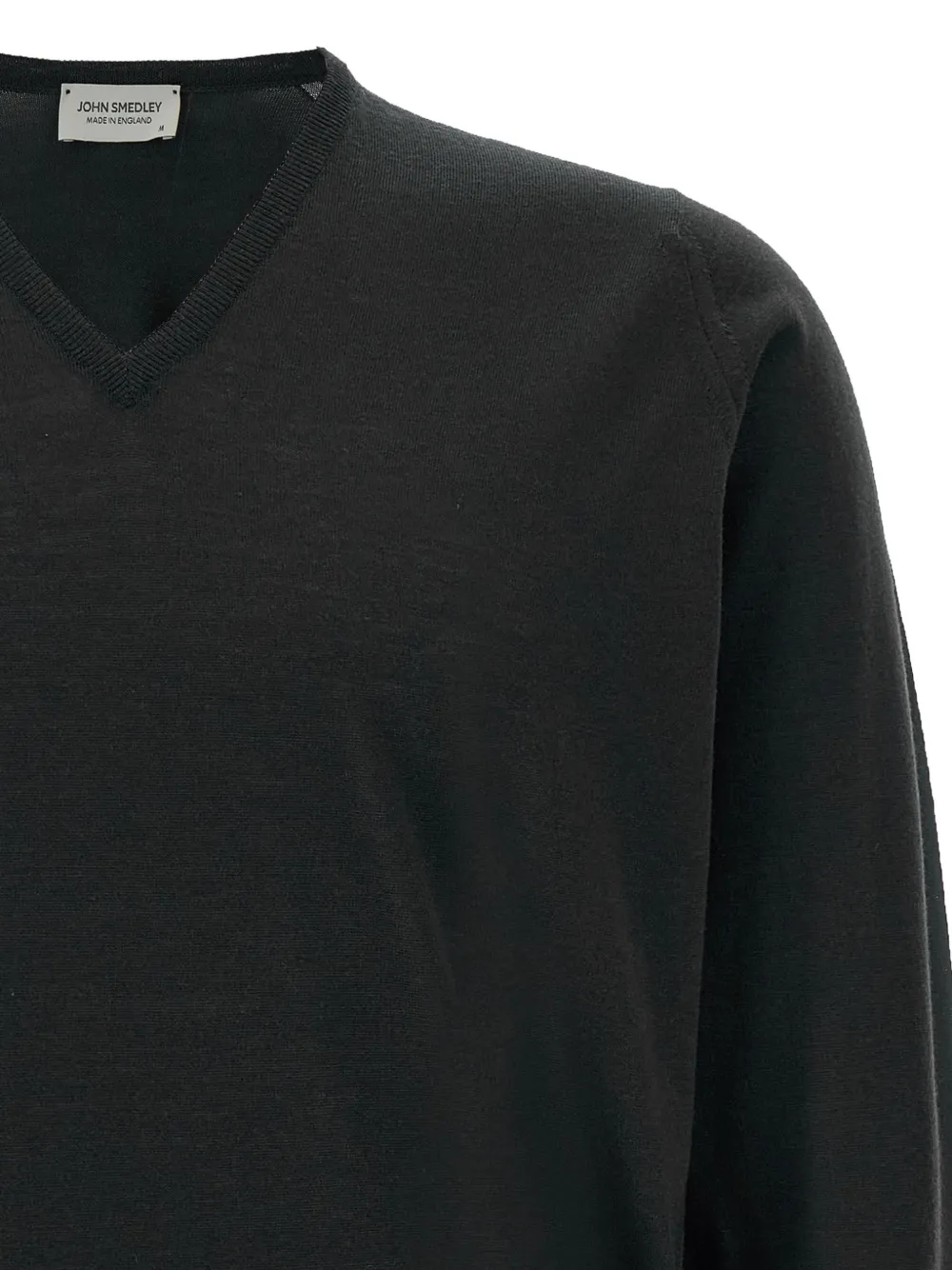 John Smedley Bobby V-neck top Zwart