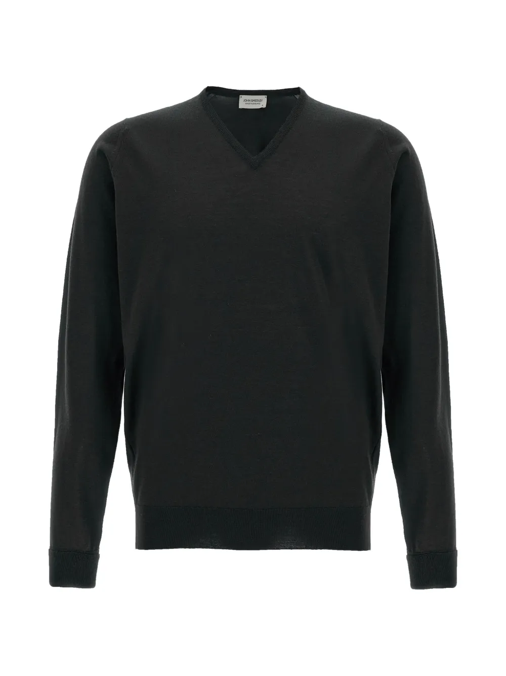 John Smedley Bobby V-neck top Zwart