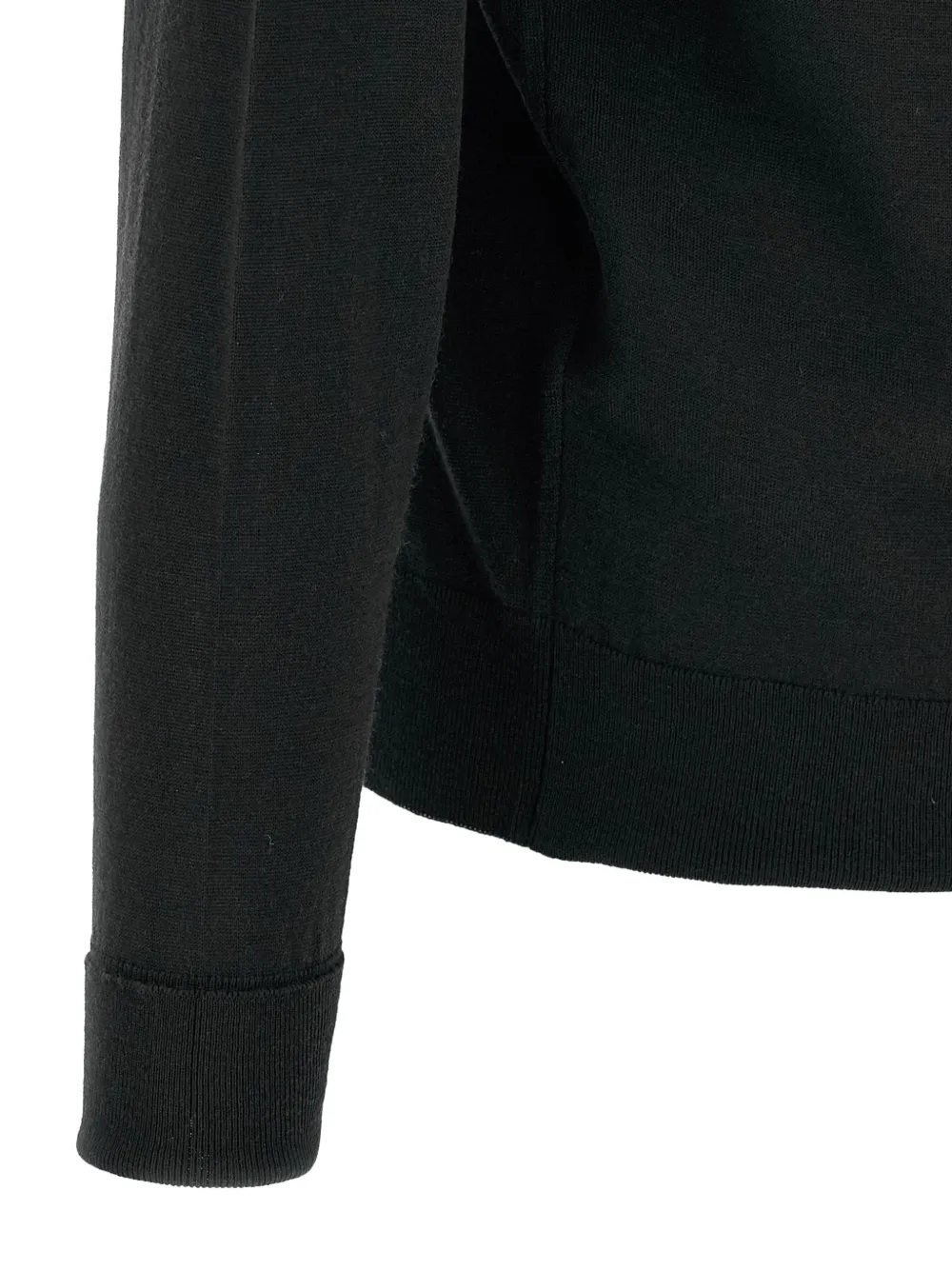 John Smedley Bobby V-neck top Zwart