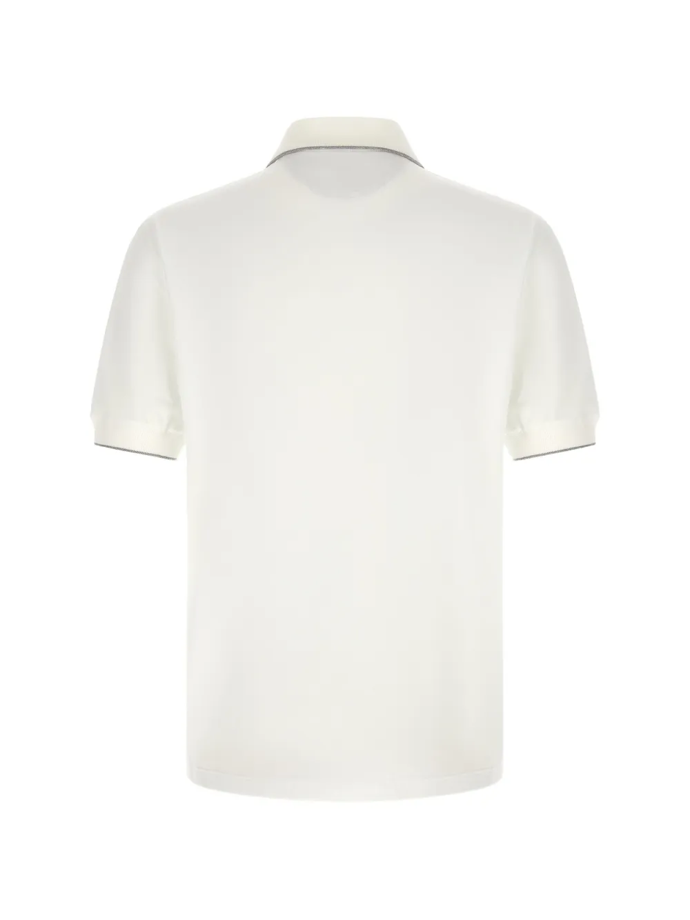 Brunello Cucinelli Poloshirt met logopatch Wit