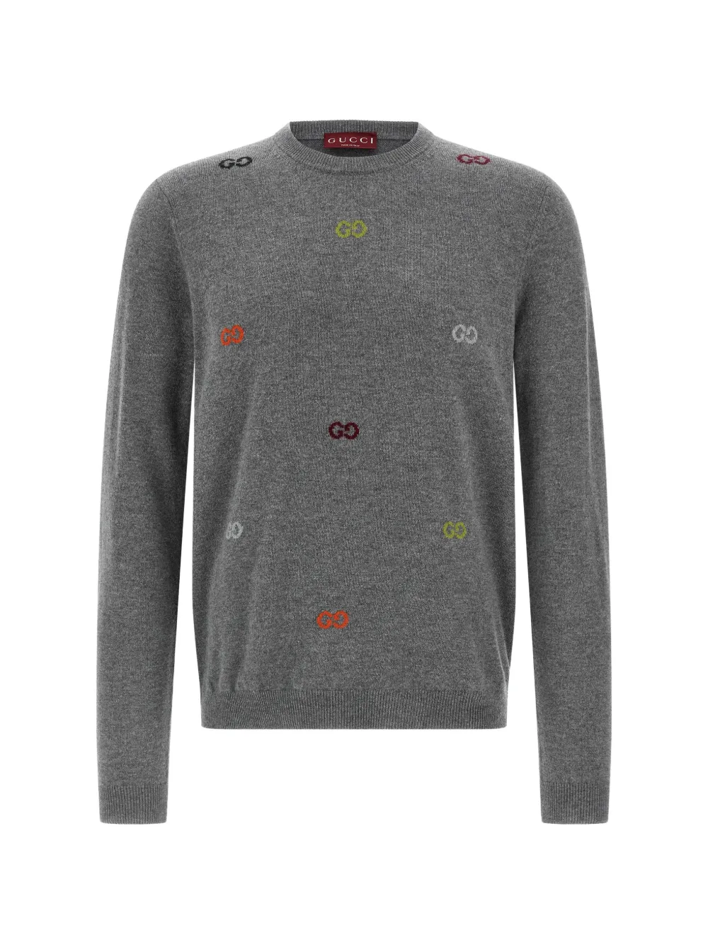 Gucci Trui met geborduurd GG-logo Grijs