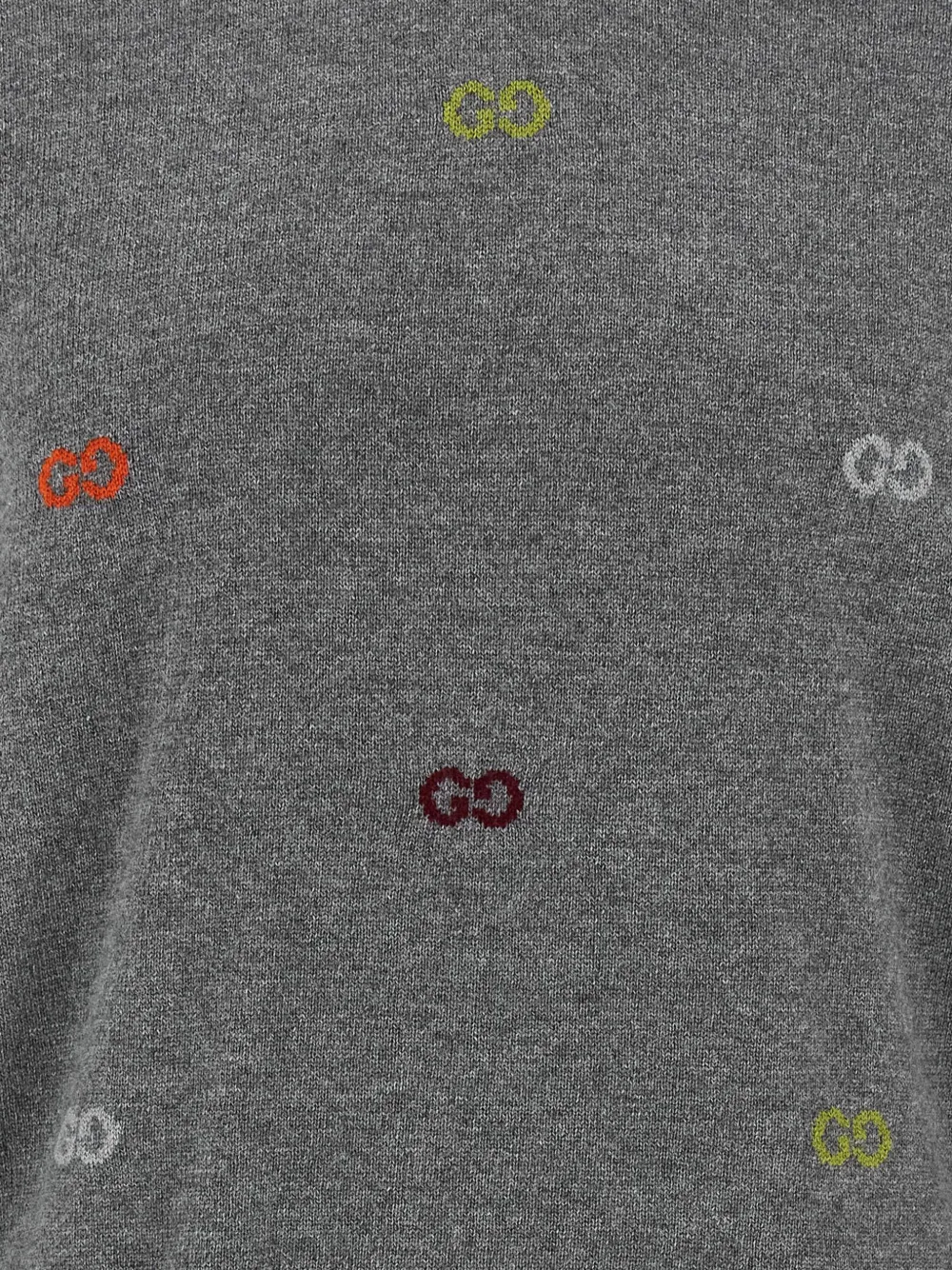 Gucci Trui met geborduurd GG-logo Grijs