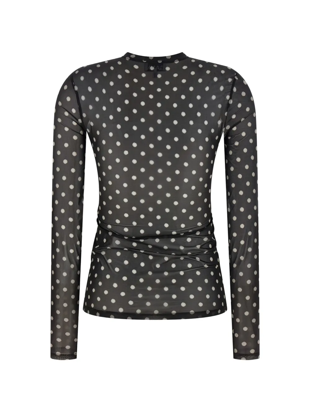 GANNI Tanktop met stippen Zwart