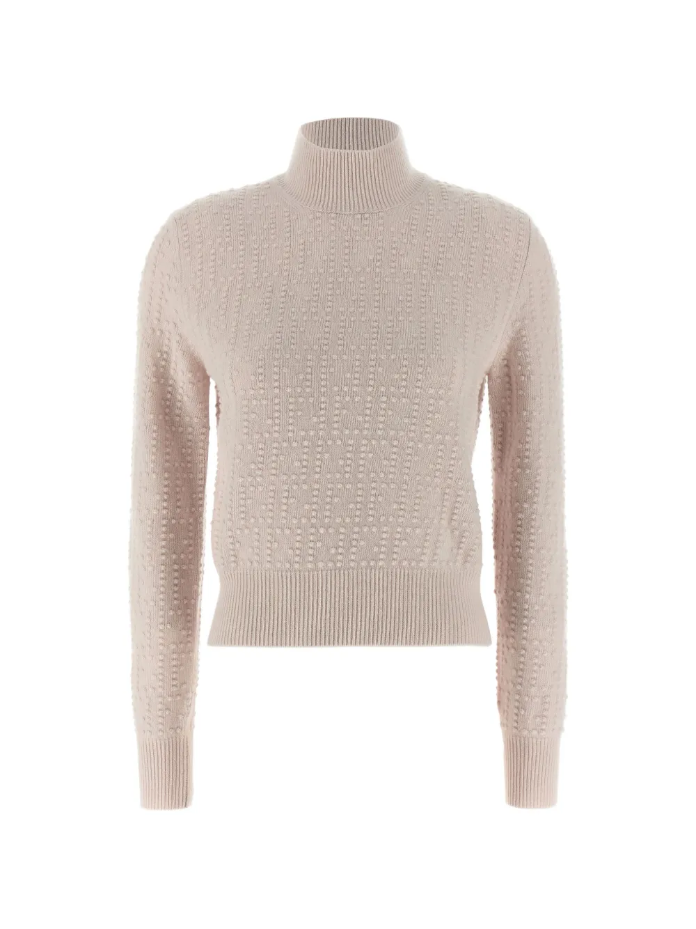 FENDI Wollen trui met logopatroon Beige