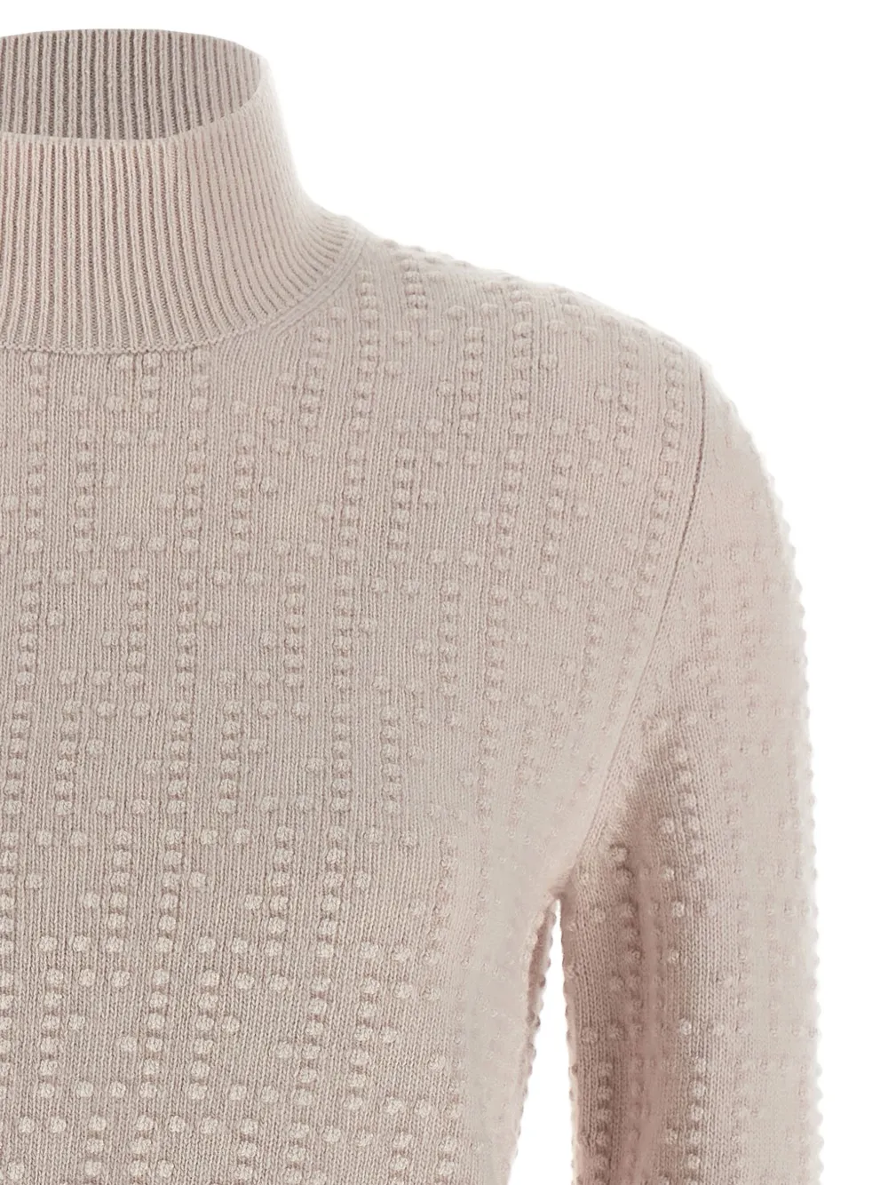 FENDI Wollen trui met logopatroon Beige
