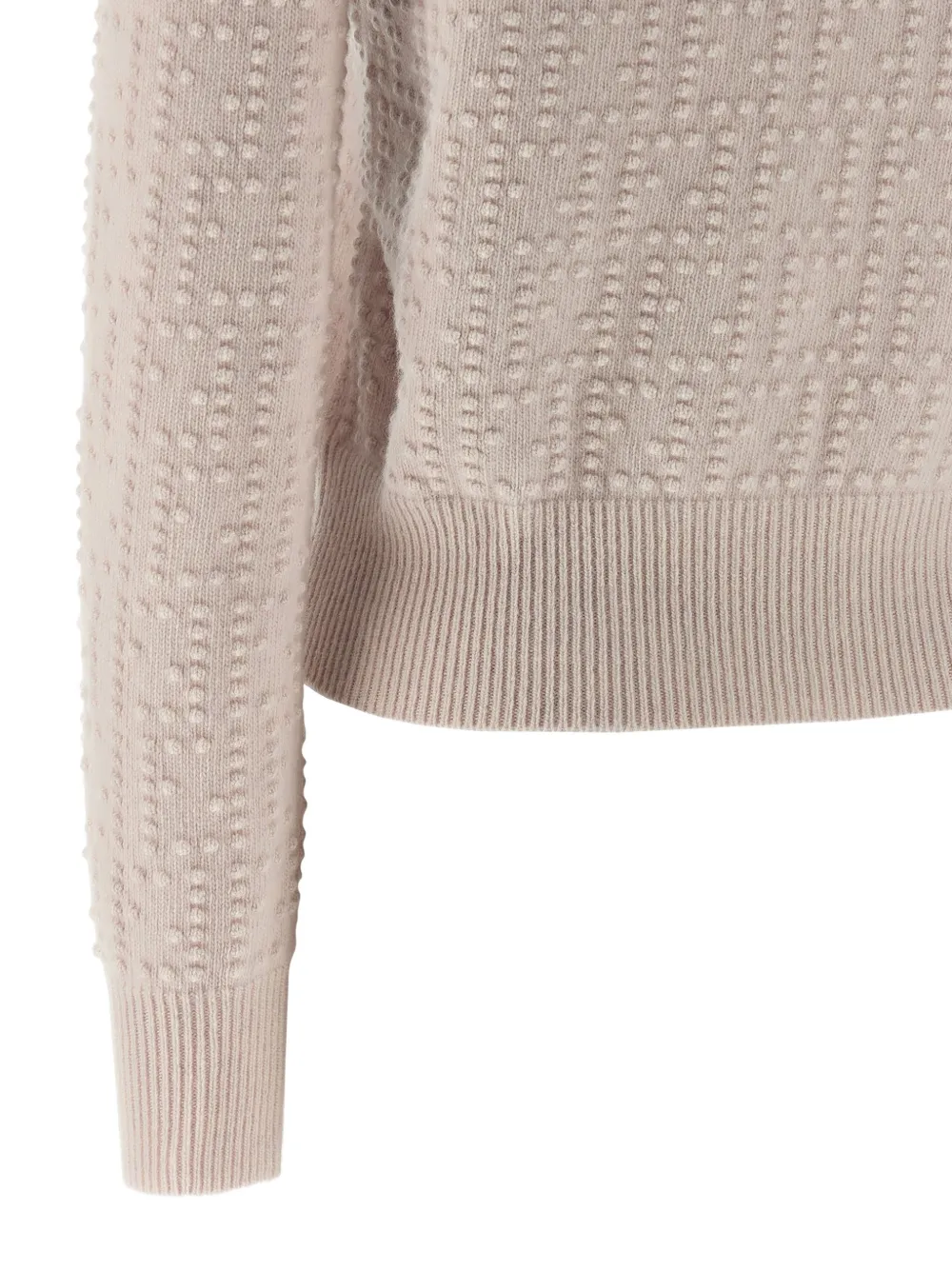 FENDI Wollen trui met logopatroon Beige