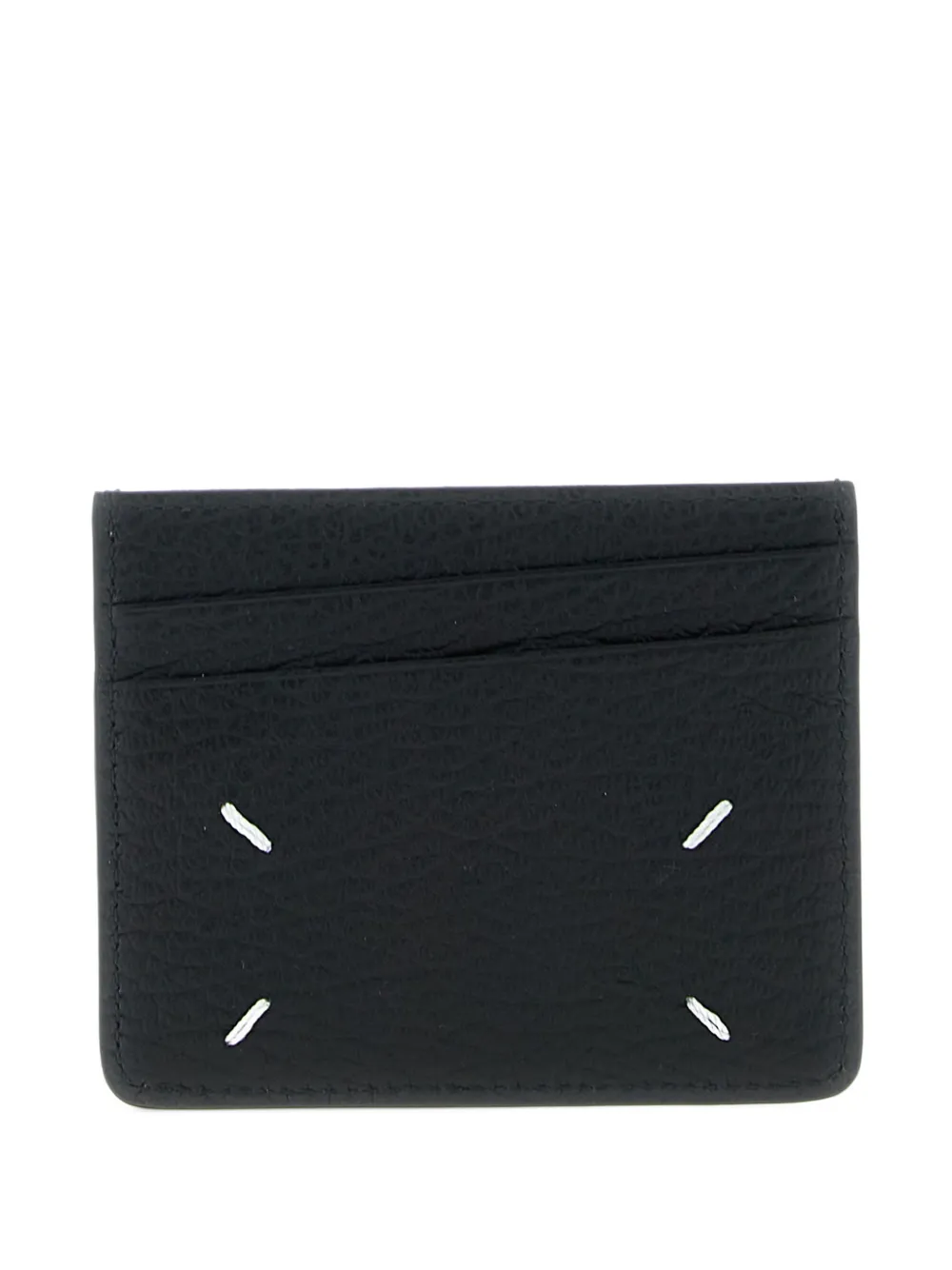 Maison Margiela Four-Stitch leather cardholder - Nero
