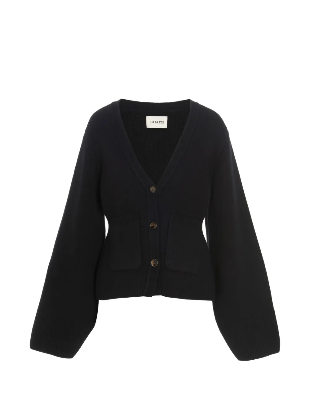 KHAITE cashmere V-neck cardigan - Black