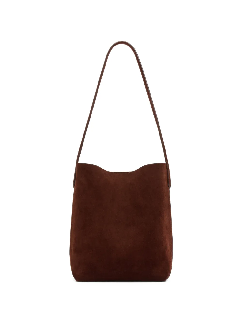 Mansur Gavriel Small Everyday Cabas suede tote bag Bruin