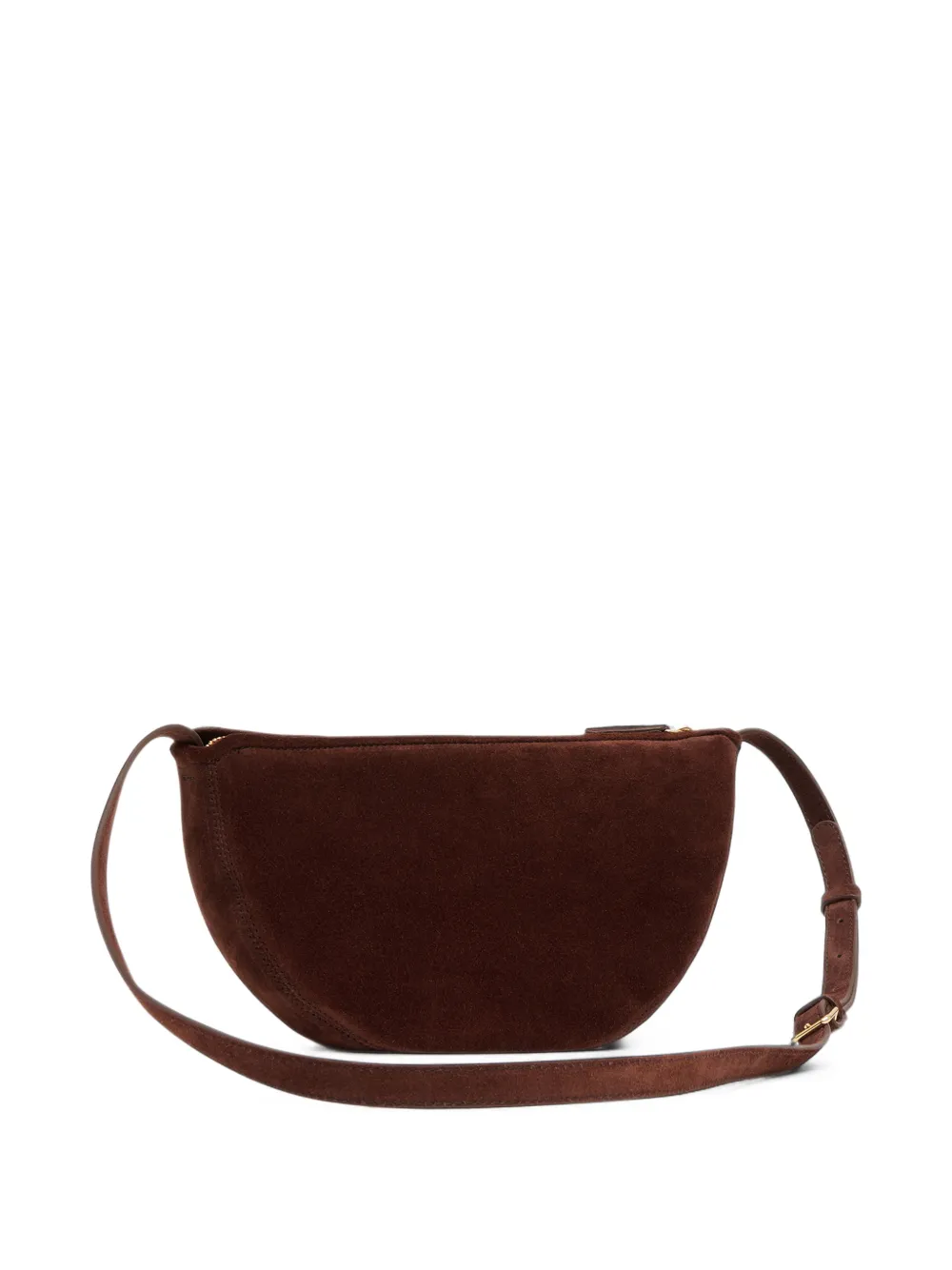 Mansur Gavriel Moon Sling suede shoulder bag Bruin