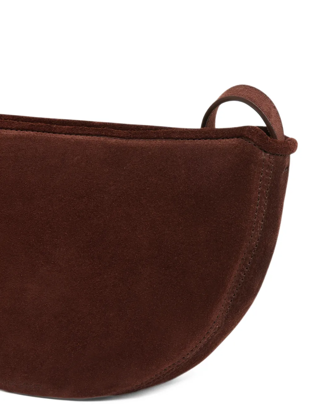 Mansur Gavriel Moon Sling suede shoulder bag Bruin