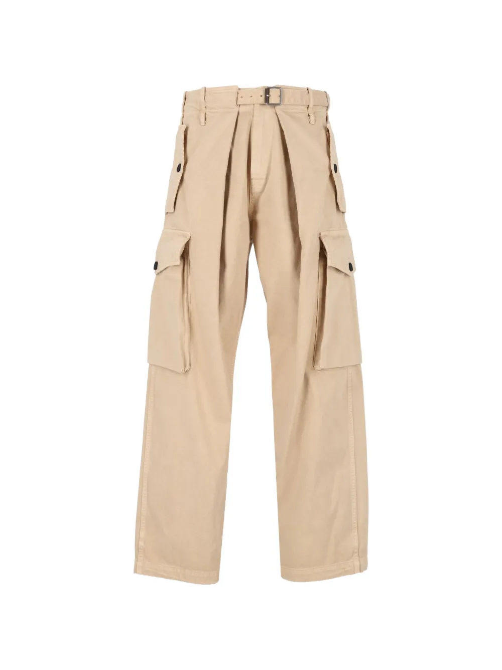 LOEWE cargo trousers in cotton - Nude