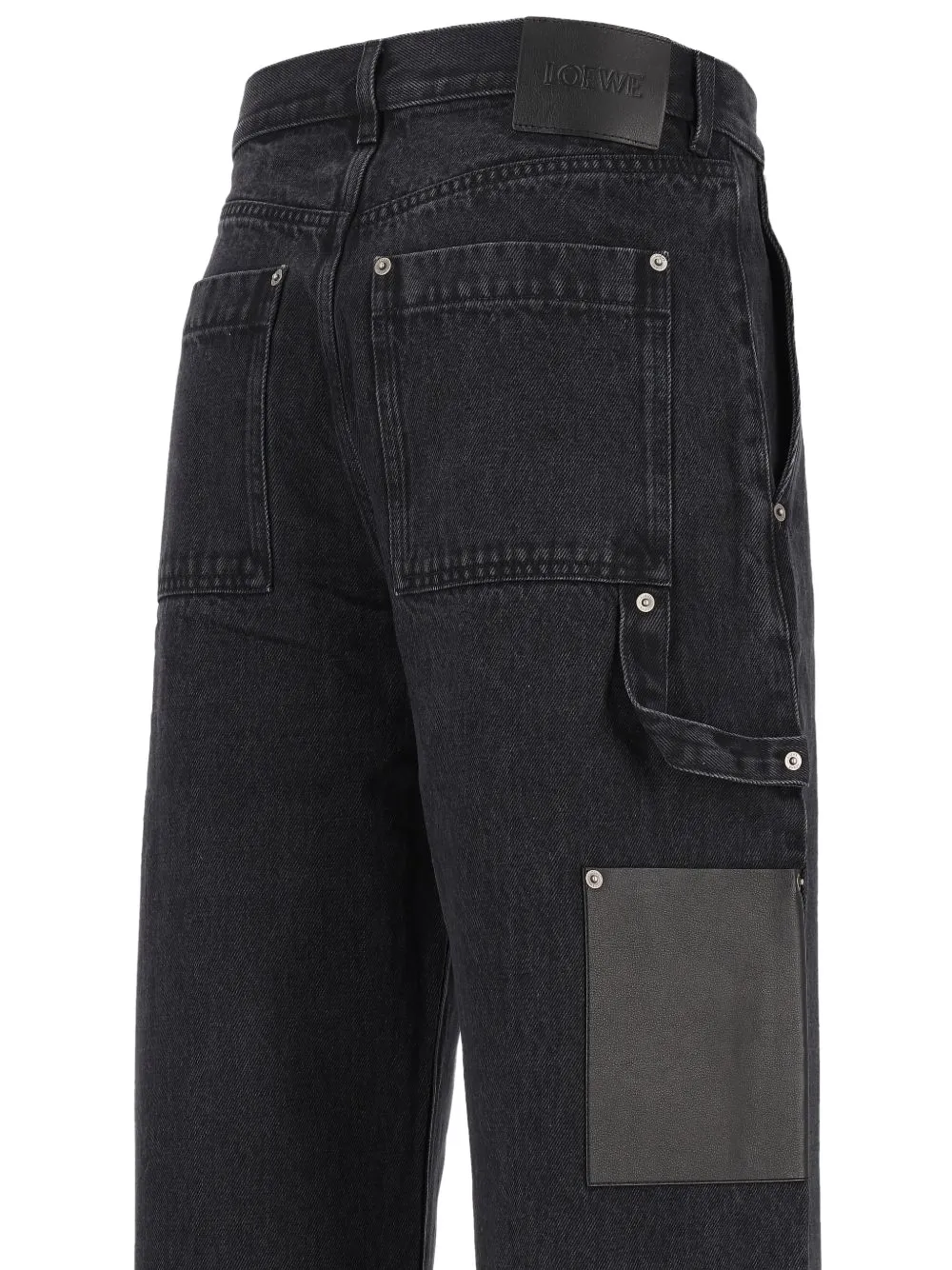 LOEWE Jeans in denim Zwart