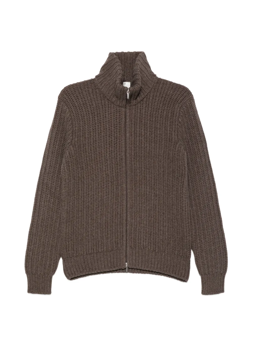 Barba zip-up cardigan Bruin