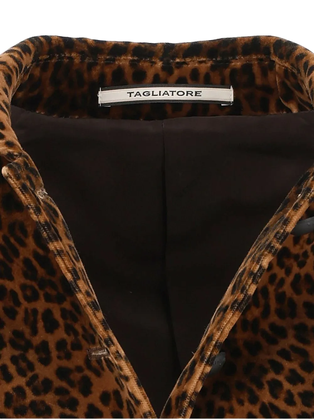 Tagliatore Idelle leopard-print jacket Bruin