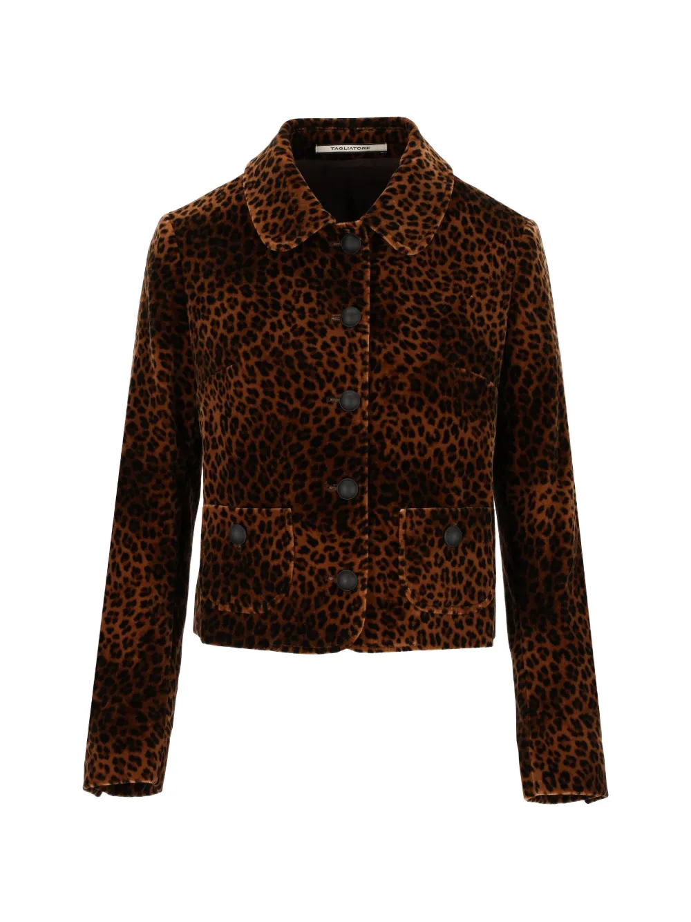 Tagliatore Idelle leopard-print jacket Bruin