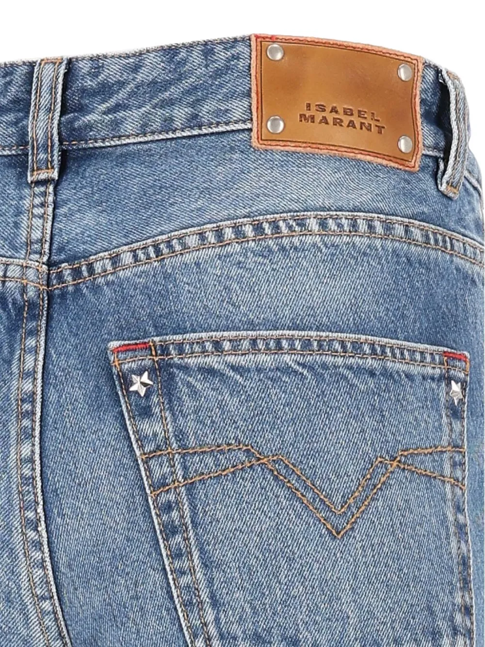 ISABEL MARANT Daya straight-leg jeans Blauw