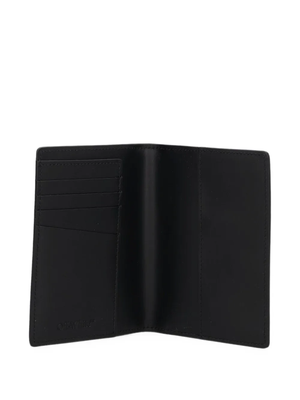 Off-White logo wallet Zwart