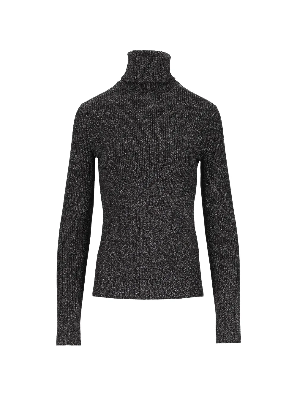 ISABEL MARANT Hafza-GD ribbed lurex-knit sweater Zwart